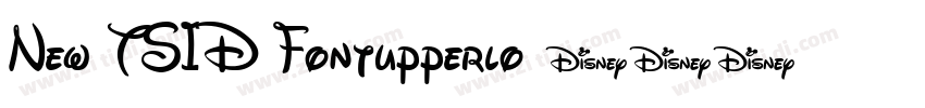 New TSID Fontupperlo字体转换